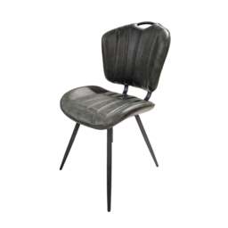 Palvane Vegan Leather Chair Forest Green SET OF 2 - thumbnail 5