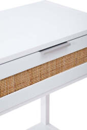 Godalming White Wood Console Table – Contemporary Hallway Table - thumbnail 4