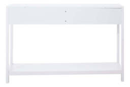 Godalming White Wood Console Table – Contemporary Hallway Table - thumbnail 6