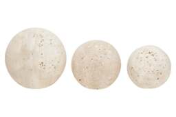 of Set Balls Corvessa Travertine Deco 3 - thumbnail 1
