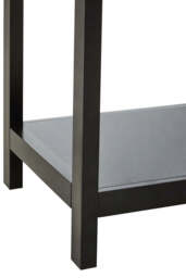 Godalming Black Wood Console Table – Contemporary Hallway Table - thumbnail 2