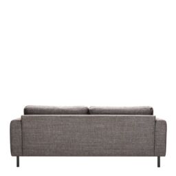 Omaha 3 Seater Sofa in Basel Light Grey Fabric - thumbnail 4