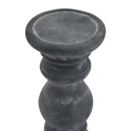 Subtle Glow: Amalfi Small Grey Column Candle Holder - thumbnail 2