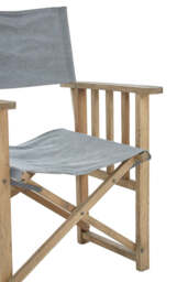 Halo Director’s Chair – Grey Linen - thumbnail 2