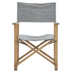 Halo Director’s Chair – Grey Linen - thumbnail 1