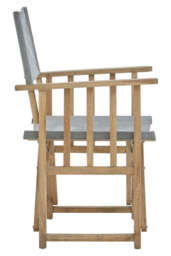 Halo Director’s Chair – Grey Linen - thumbnail 6