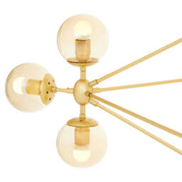 Valemont Pendant Light – Fifteen Arm, Gold Finish - thumbnail 5