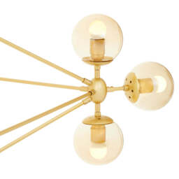 Valemont Pendant Light – Fifteen Arm, Gold Finish - thumbnail 4