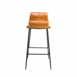 Kavira Barstool Vegan Leather Tan SET OF 2