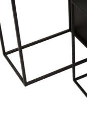 Banstead Set of Three Rectangular Nesting Tables – Contemporary Nesting Tables - thumbnail 4