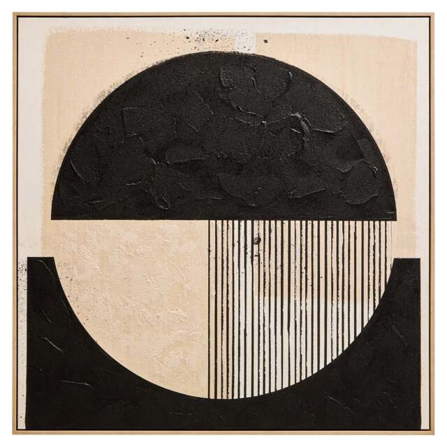 Wall Sundown and Cream Art Black - image 1