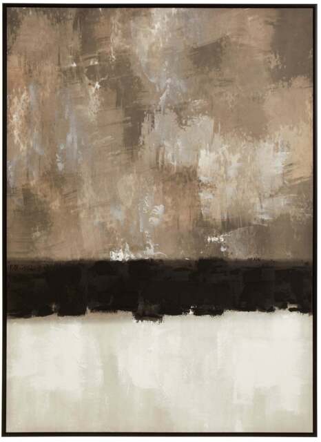Textured Monochrome Art Sundown Canvas Wall - image 1