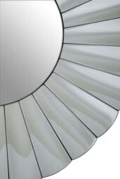 Glenmore Round Wall Mirror – Silver - thumbnail 4