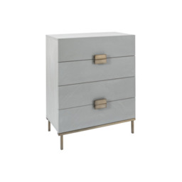 Lilly 4 Drawer Chest – Classic Wooden Bedroom Storage - thumbnail 2