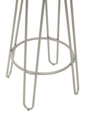 Mirador Bar Table & Stool Set – Silver Frame (3Pc) - thumbnail 2