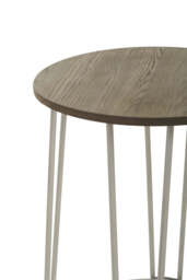 Mirador Bar Table & Stool Set – Silver Frame (3Pc) - thumbnail 5