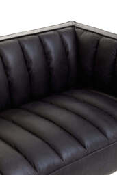Riviera Leather Sofa – Flared Arms (Three Seater) - thumbnail 5
