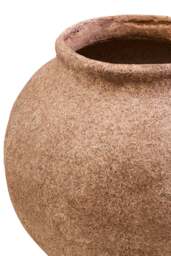 Coco Round Cotton Mache and Ravessa Shell Vase - thumbnail 4