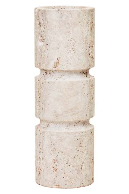 Holder Corvessa Candle Large Travertine - image 1