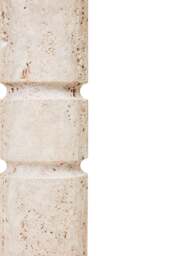 Holder Corvessa Candle Large Travertine - thumbnail 2