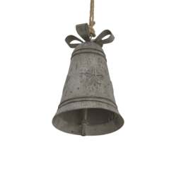 Rustic Metal Bell with Bow - thumbnail 2