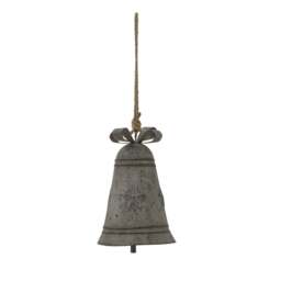 Rustic Metal Bell with Bow - thumbnail 1