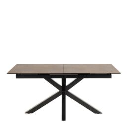 Heaven Extendable Dining Table with Ceramic Rusty Brown Top 168210cm - thumbnail 4