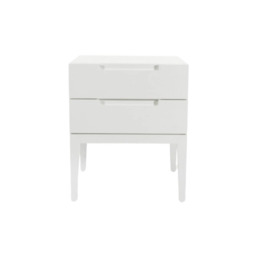 Orchid 2 Drawer Bedside Table – Elegant Bedroom Storage - thumbnail 1