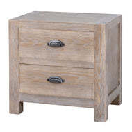 Haldon Collection 2 Drawer Bedside Table - image 1