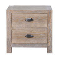 Haldon Collection 2 Drawer Bedside Table - thumbnail 2