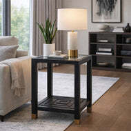 Lennox Black Side Table - thumbnail 1