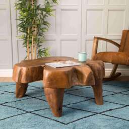 Zenvor Teak Root Coffee Table - thumbnail 3