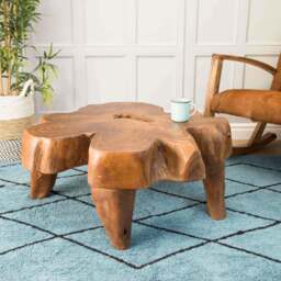 Zenvor Teak Root Coffee Table - thumbnail 2