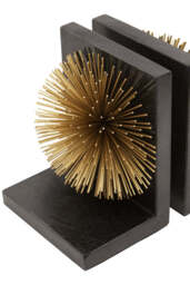 Breeze Set of Two Gold Finish Starburst Bookends - thumbnail 3