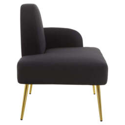 Linea Mink Velvet Storage Ottoman Bench - thumbnail 6