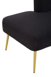 Linea Mink Velvet Storage Ottoman Bench - thumbnail 4