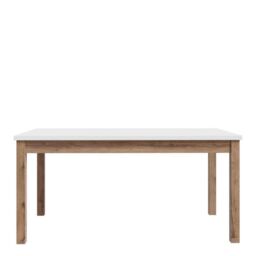 Wensley Dining Table in Light Grey and Oak 160.4x90cm - thumbnail 3