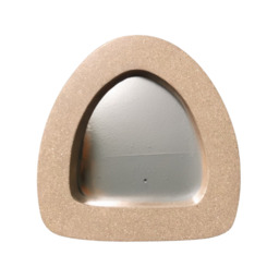 Small Oatmeal Arvellae Mirror