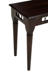 Rill Console Table – Dark Sheesham Wood - thumbnail 2
