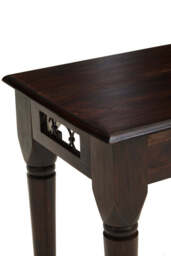 Rill Console Table – Dark Sheesham Wood - thumbnail 5