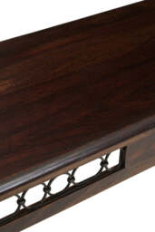 Rill Console Table – Dark Sheesham Wood - thumbnail 3