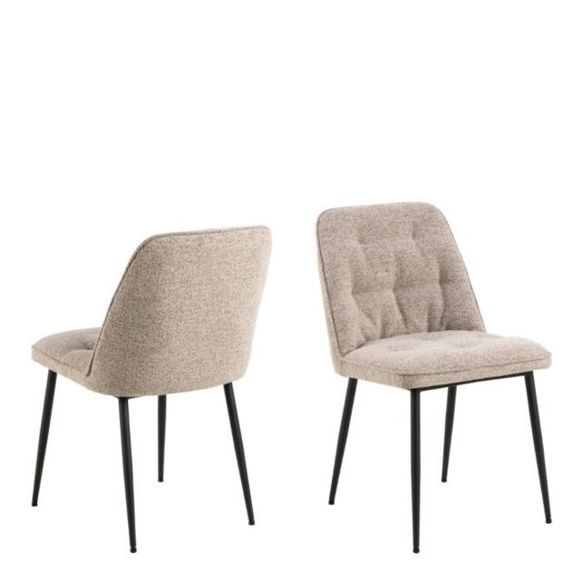 Brooke Dining Chair in Monza Beige Set of 2 - image 1