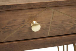 Chelmsford 1-Drawer Side Table with Hairpin Legs – Industrial Accent Table - thumbnail 4