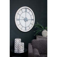 Williston White Oversized Wall Clock