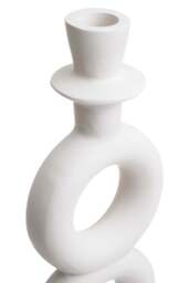 Virelia Cream Large Candle Holder - thumbnail 1
