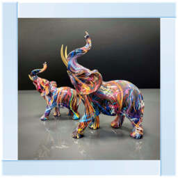 MD416 GRAFFITE ELEPHANT - thumbnail 3