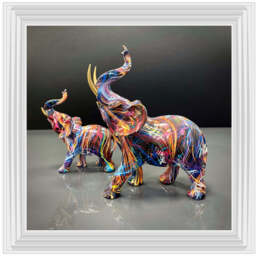 MD416 GRAFFITE ELEPHANT - thumbnail 5