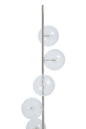 Valemont Floor Lamp – Nickel & Black Marble - thumbnail 5