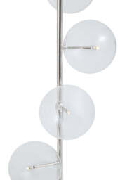 Valemont Floor Lamp – Nickel & Black Marble - thumbnail 4