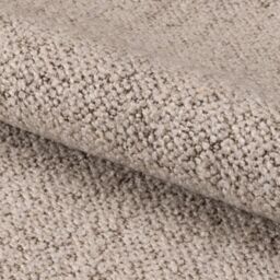 Ella Swivel Dining Chair in Beige Fabric Upholstery - thumbnail 6